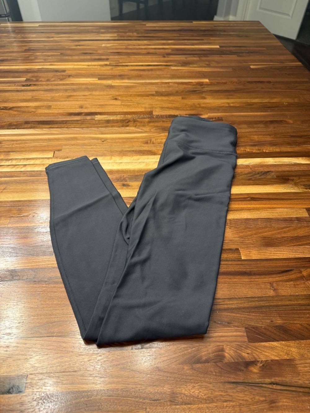 lululemon athletica fleece running tights gray